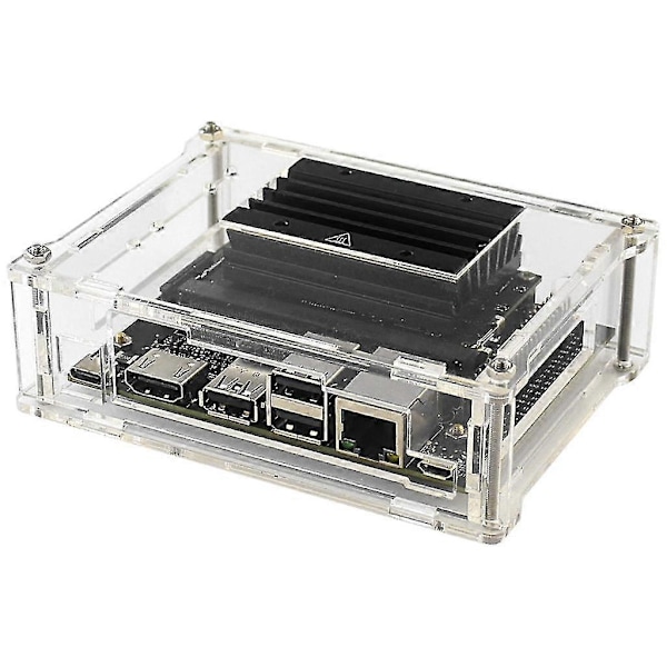 Klart Akrylskal med Kylfläkt för Jetson för Nano A02 Version