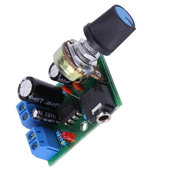 1 * LM386 Super MINI forsterkerkort 3V-12V effektforsterker