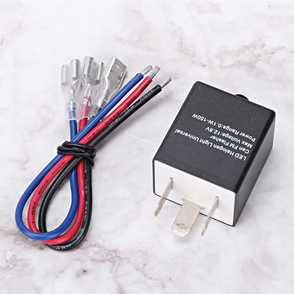Universal 12V Motorcykel Justerbar LED Blinkers Blinkrelä