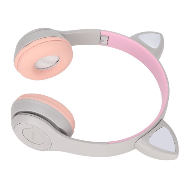 Cat Ear Bluetooth kuulokkeet melua vaimentavat sisäänvedettävä langaton pistokekortti LED värivalo lasten kuulokkeet
