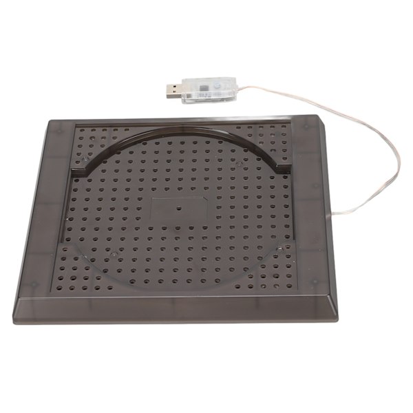 RGB lysbase med farveskift, 3 kontroltilstande, hukommelsesfunktion, justerbar LED-kølebase med fjernbetjening til Xbox