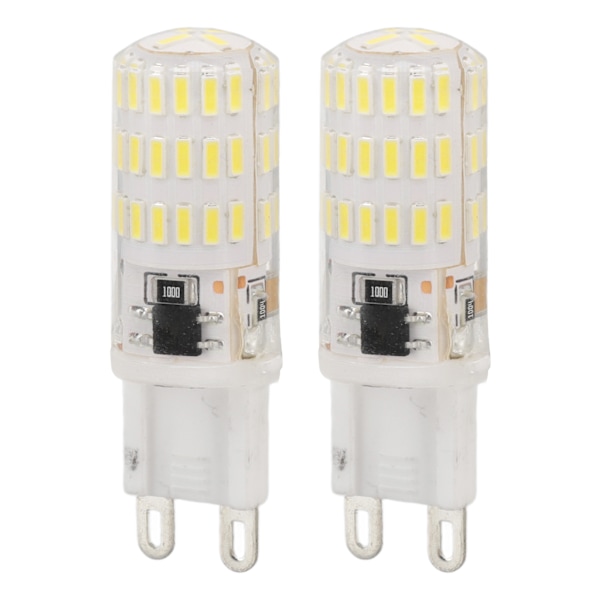 2 st G9 LED-lampor Dimbara 3W 270 Ljusflöde AC220V Multipel Skydd Liten Ljuskälla för Bordsvägg Taklampa