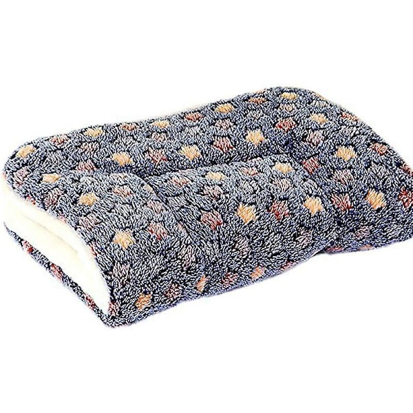 Myke Katte- og Hundetepper Valpeputer Vaskbar Matte Liten Medium Stor 32*25cm (S, Mørkeblå)