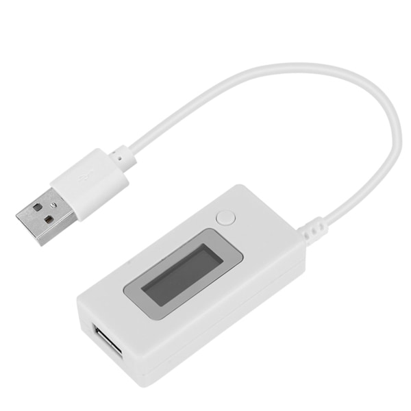 LCD-bakgrundsbelyst digital display USB-amperemeter voltmeter laddningskapacitet effektmätare