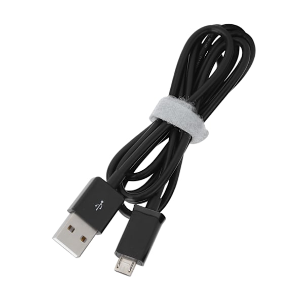 2 st 1 m telefonladdningskabel Micro USB snabbladdningskabel PVC-datakabel för AndroidBlack