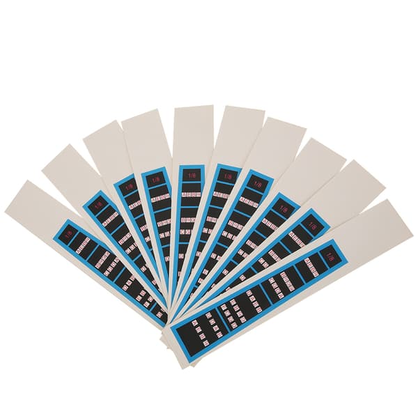 Violin Sticker Sort Blå Gribebræt Guide Begyndere Musikinstrument Tilbehør BC03 1/8 Blå Kant