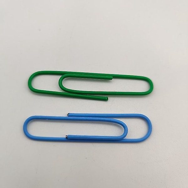 Färgglada Pappersklipp Set 980st Medium och Jumbo 2 Tum Hållbara Rostfria Belagda Klipp Perfekta för Kontor Skola Dokumentorganisation
