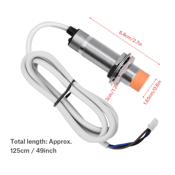 LJ18A3‑8‑Z/BX DC 6-36V 3-leder induktiv nærhetssensordeteksjonsbryter for 3D-skriver