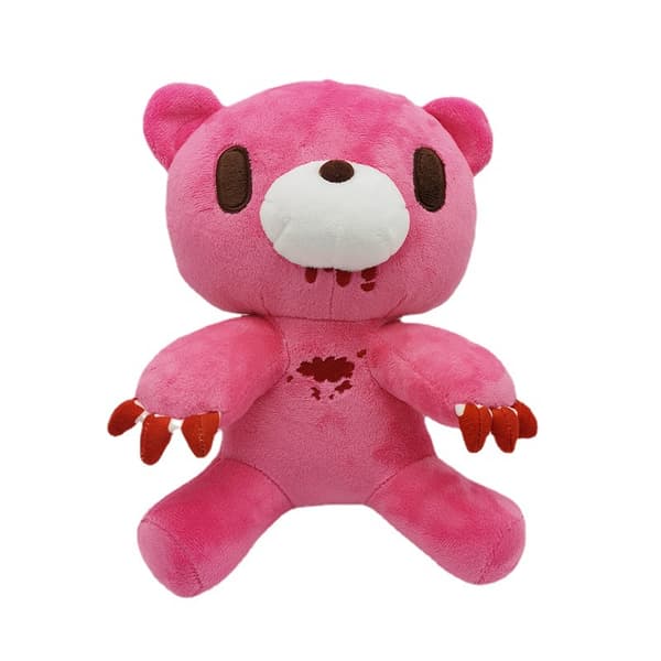 Gloomy Bear ja Gloomy - Gloomy Bear punaisella pehmopaidalla