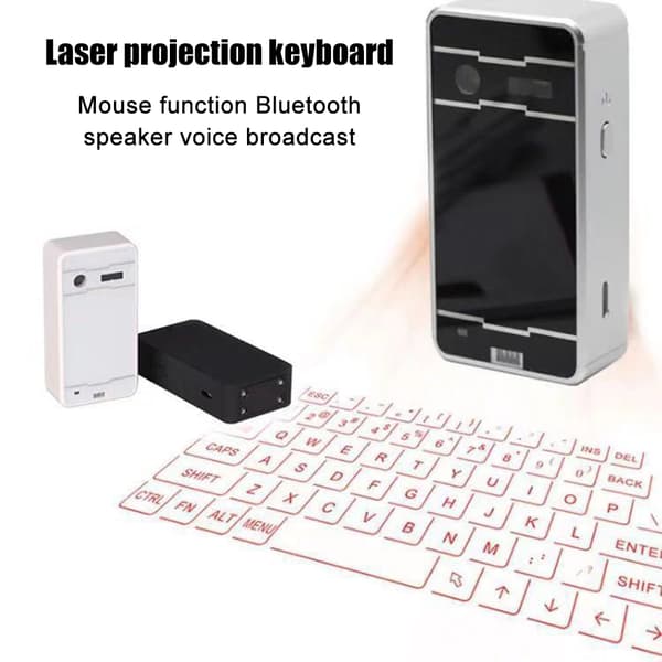Langaton projektio Bluetooth-virtuaalinäppäimistö älypuhelimille ja tableteille