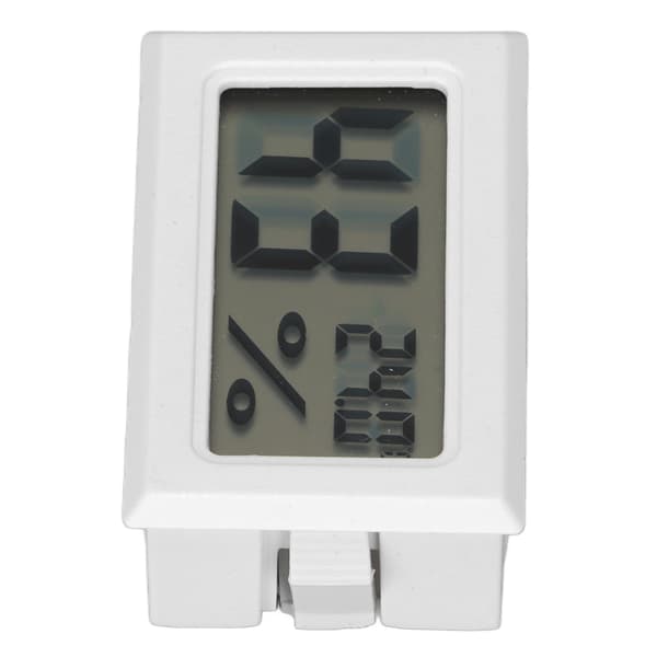 Mini Digital Hygro Termometer Hvid Bærbart Elektronisk Hygrometer til Hjemmevinkældre