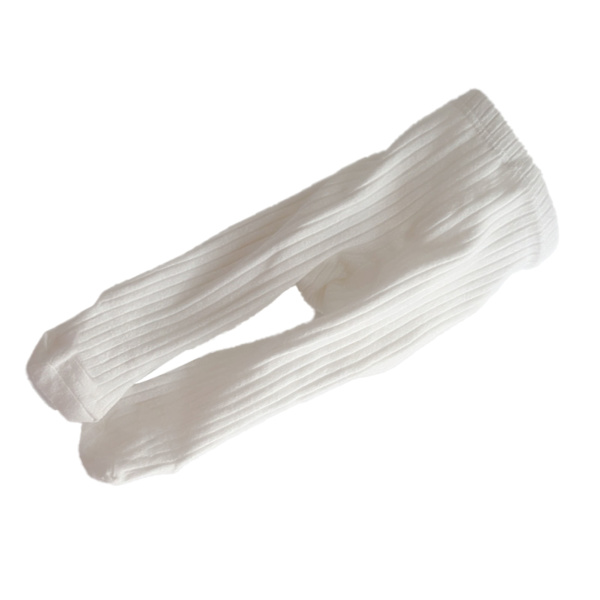 Baby Strumpbyxor Strumpor Varmt Mjuk Bomull Ribbstickad Söt Mönster Småbarn Flickor Leggings Beige M 15 till 24 Månader Gammal