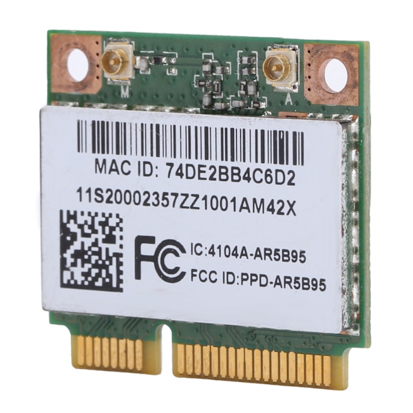 Trådløst netværkskort til HP computer 150Mbps 802.11B G/N Half Mini PCI-E Adapter AR5B95