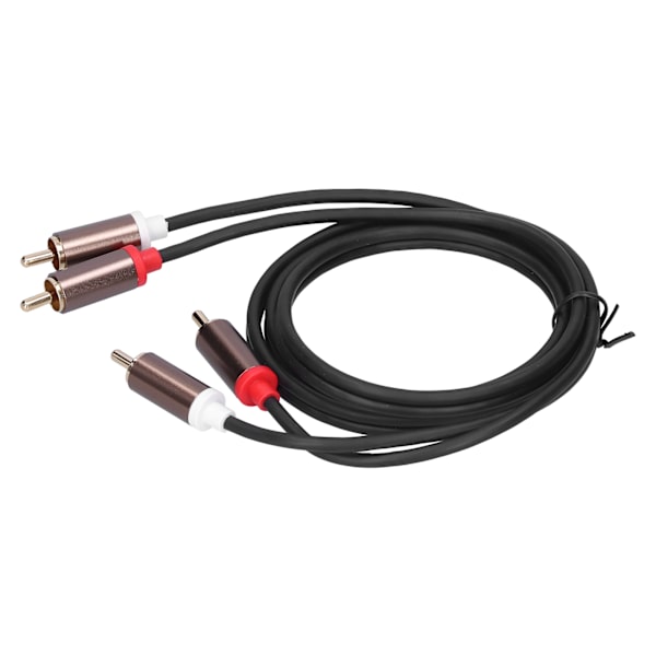 2RCA han til 2RCA han lydkabel guldbelagt dobbelt til RCA ledning til tv til forstærker1M/3.3ft