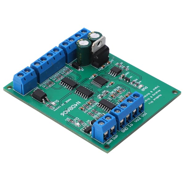 Analog-til-Digital Modul RS485 8 Kanal ADC DAC Konverter N4DBA06 IO Board DC 12V