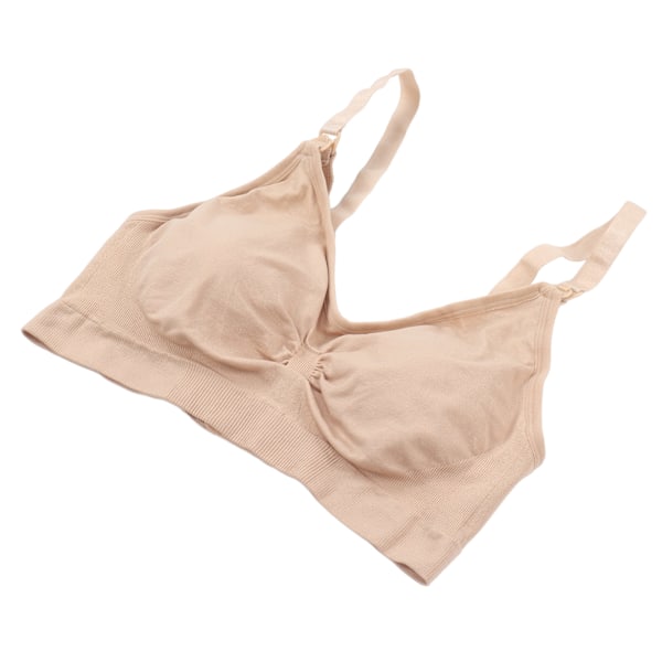 Amningsbehå för kvinnor, bärbar, mjuk, elastisk, andningsbar, justerbar, amningsbehå i nylon, XL