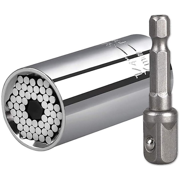 Hylsnyckel Universalmutter Universal Hylsnyckel Multifunktionella Handverktyg Reparationsadapter Reparationsverktyg för 7-19mm Tänger med