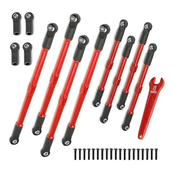 RC-auton päivitysvipusarja 1/10 punaiselle