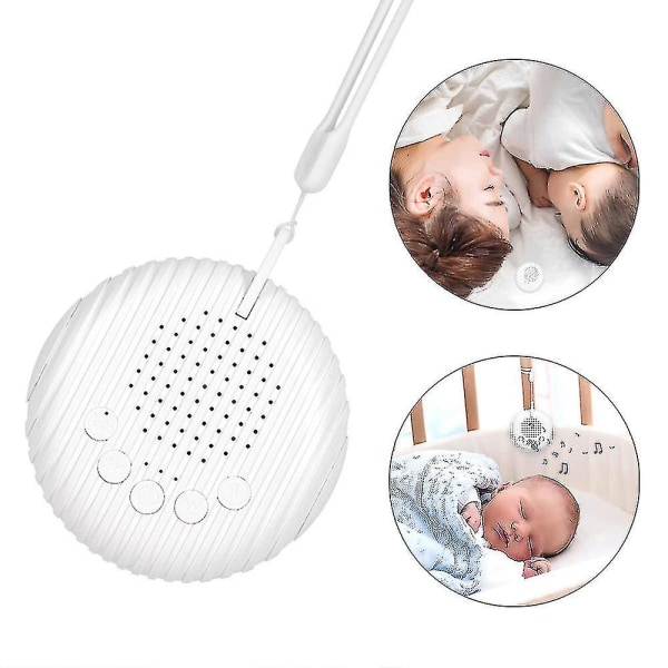 Uppladdningsbart Baby Sleep Aid Instrument White Noise Machine med 10 lugnande ljud