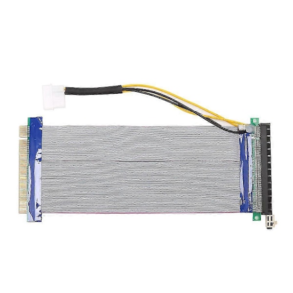 1kpl Pci-e 16x - 16x jatkokaapeli 25cm/9.84in (lisävirtalähteellä)