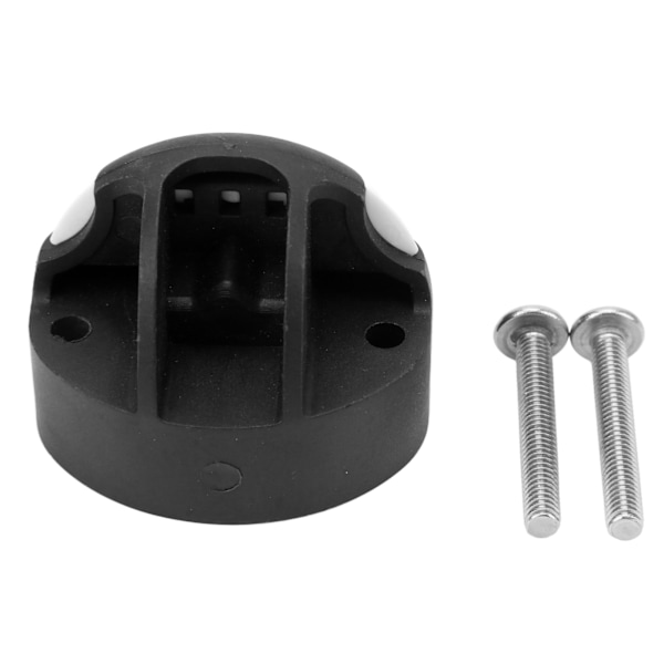 Båt fiskestang holder montering base nylon multifunksjon halvsirkelformet båt tackle montering base med skruer for kano kajakk
