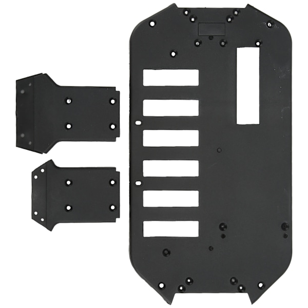RC-chassiplatta kit borstlös chassimontering svart RC-bil chassidelar för ZD Racing 7506 1/10 RC-bil