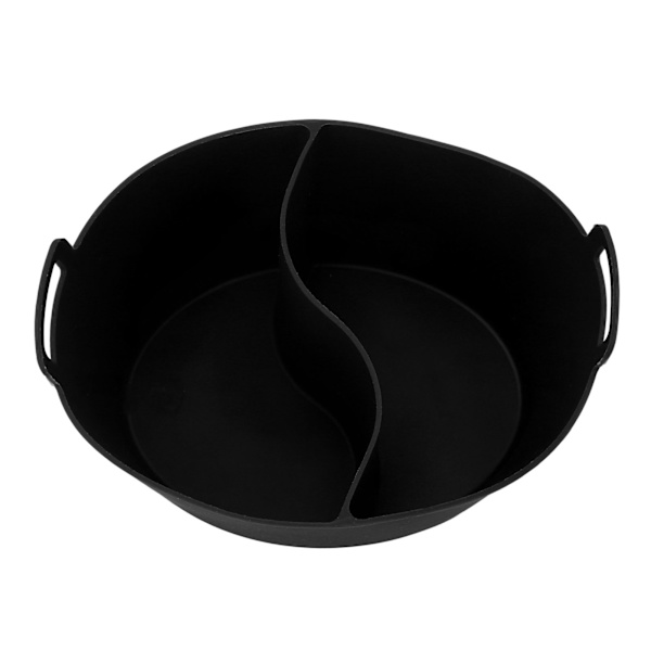 Långsamkokare Liner Matkvalitet Silikon Läckagesäker Återanvändbar Värmebeständig Gryta Divider Liner Svart
