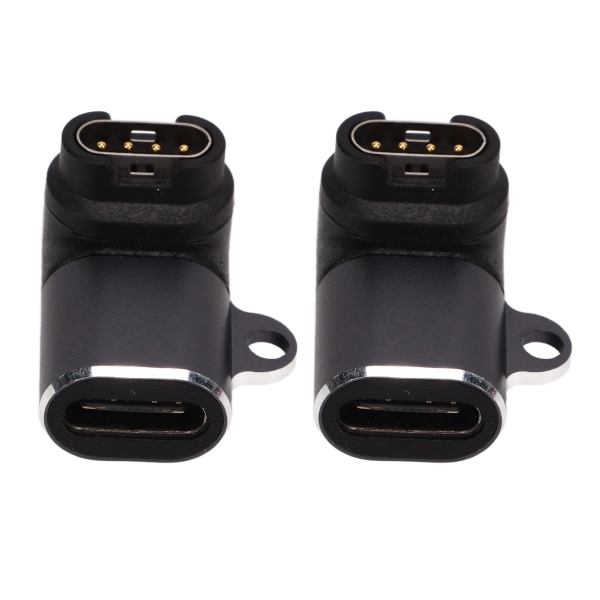 2 kpl Garmin to Type C Female Adapter Professional Mini USB C -sovitin Garmin Smart Watch