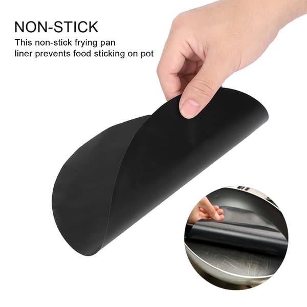 Högtemperaturmatlagning Non-Stick Stekpannafoder Värmebeständig Pad Köksaccessoar