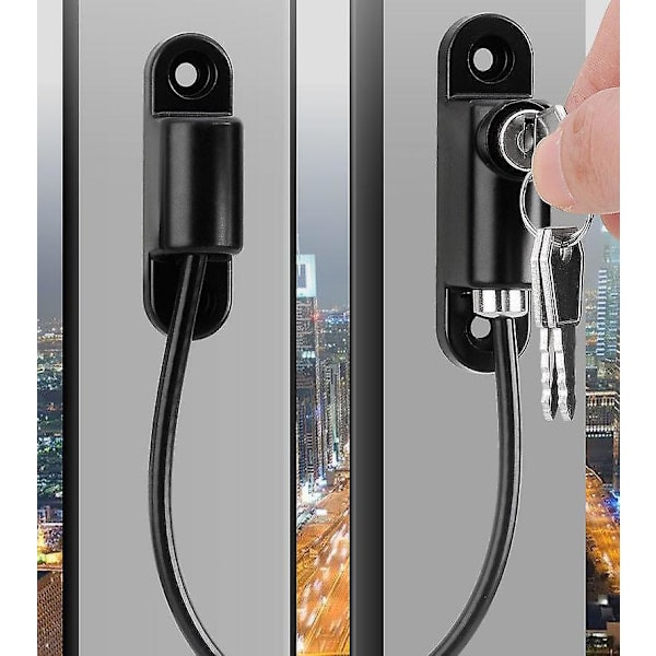 Fönsterlås för fönsterluckor - Barnsäkerhetslås för att förhindra oavsiktliga fall (1-pack)