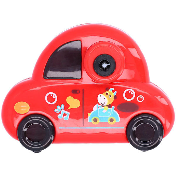 Söt bilbubblamaskin Bärbar elektrisk ljusmusik bubbelmaskin Barnleksak Present