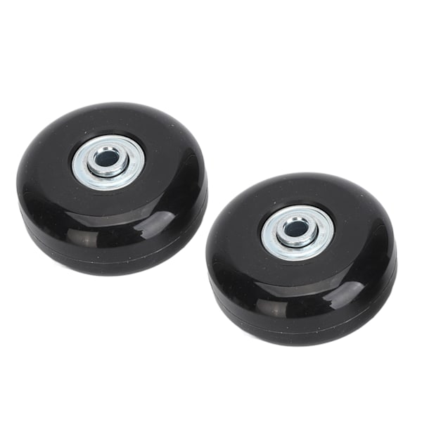 2 stk. bagagekuffert udskiftningshjul universelle gummi drejehjul lejer reparationskits med installationsværktøj 56x24mm / 2.2x0.9in