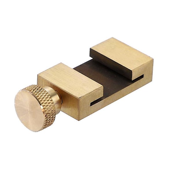 Messing Positioneringsblok, Lineal Stop Hegn, T-Slot Design, Messing Ridsestål Lineal Positionerings Stop Blok Vinkel Linje Ridser Lokalisator til Ingeniør Cra