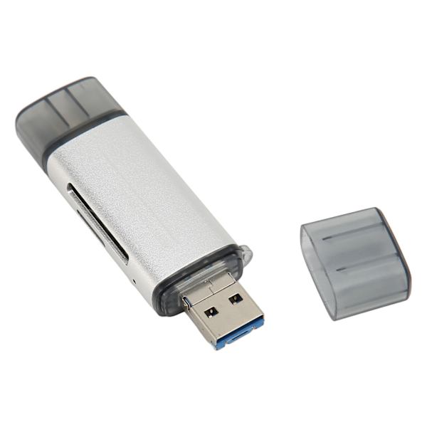 USB C USB 2.0 MICRO USB Minneskortläsare Bärbar Kontor Micro Lagringskortläsare för OS X-system