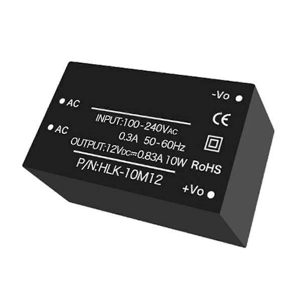5 STK AC-DC Strömförsörjningsmodul AC DC-omvandlare 220V till 12V 10W