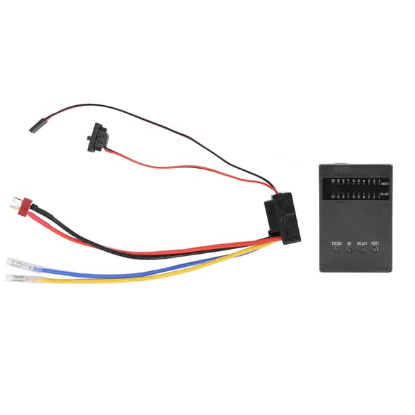 Børstet 80A elektronisk hastighetsregulator med programkort for 1/8/ 1/10 fjernstyrt bil