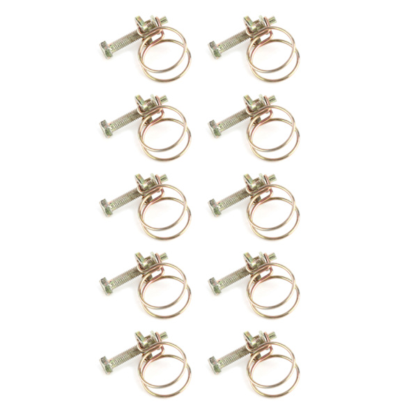 Vandslangeklemme i rustfrit stål Rørklemme bøjle VVS (13 mm-16 mm)