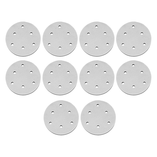 10 st 5 tums mjuka densitetsgränssnittsdynor, utbyte av slipsvamp Bufferkudde Sander Bufferkuddar 6 hål