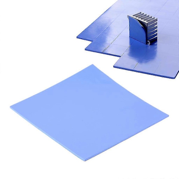 100x100x2mm Kylplatta, Mjuka Värmeledande Kylplattor i Silikon för GPU