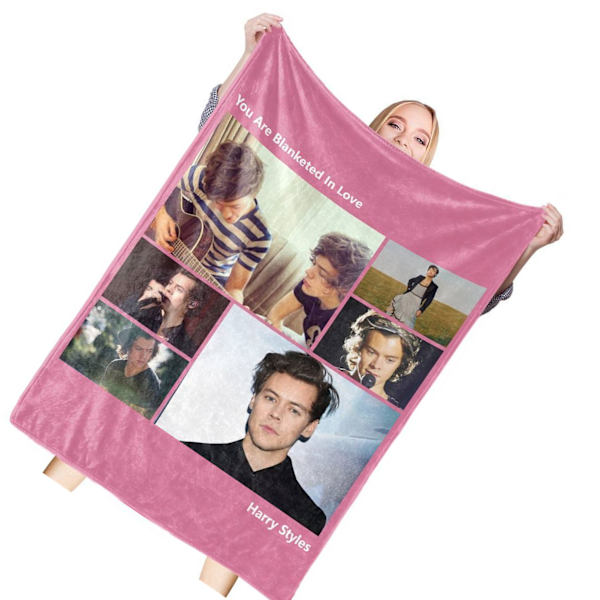 Koristeellinen viltti Julkkis Valokuva Tulostettu Polyester Viltti Kotiin Sohva 80x100cm / 31.5x39.4in