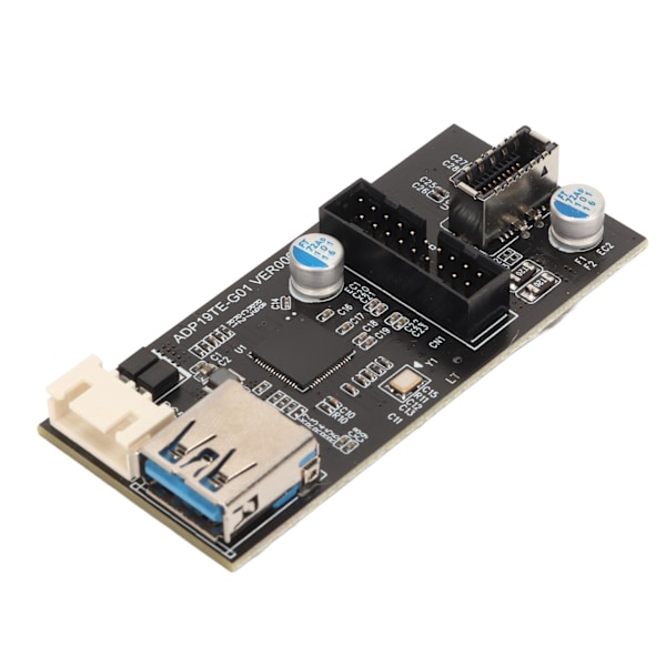 USB3.2 Gen1 - 19PIN tyyppi E -sovitinkortti 5 Gbps USB3.0 - 19PIN laajennuskortti Win 7 8 10 11 -käyttöjärjestelmälle Linuxille