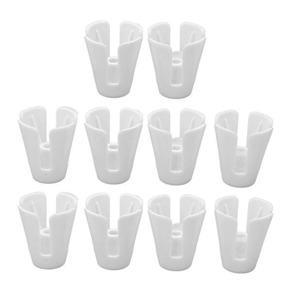 10 stk. Plastik spoleholder - Stærk og holdbar - Letvægts kegletrådsholder til industriel symaskine