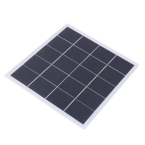 Bærbart 4W 5V polykrystallinsk solcellepanel laminert brettkomponent DIY-tilbehør
