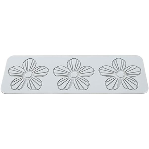 3 hål Pelargonium blommor, form, molds, silikon molds för tårtdekorering