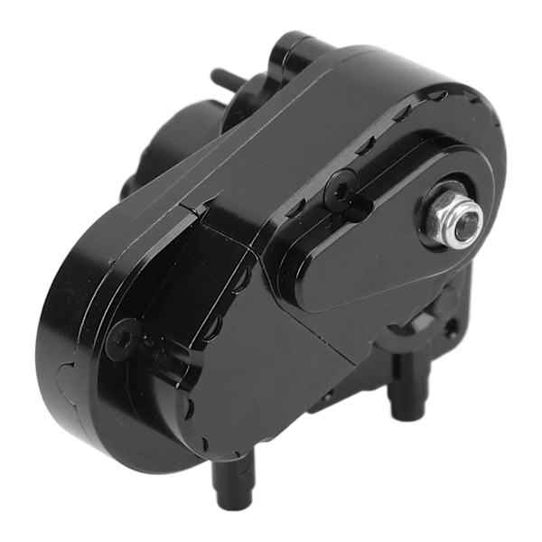 RC-bilväxellåda i aluminiumlegering med inbyggt metallväxel RC-bilväxellåda för Capra UTB 1/10 Svart