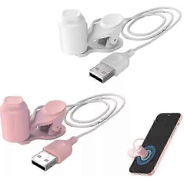 2024 Ny Auto Clicker til Smartphone, Justerbar Hastighed Fysisk Clicker hvid
