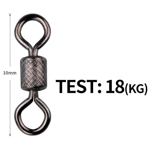 Fiskeri svirvel konnektor ring rullende rotator for sikkerhed Kana krog C