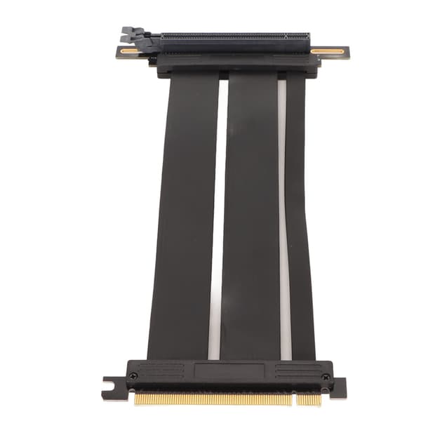 Grafikkort Forlængerkabel PCIE 4.0 X16 Riser Kabel 90 Grader Højhastigheds Fleksibelt Riser Kabel til PCIE 3.0
