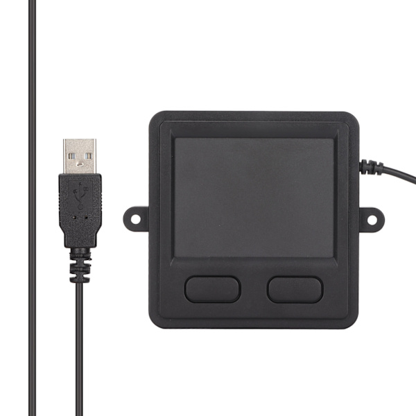 Styrplatta USB trådbunden inbyggd kompakt storlek 2 knappar Bärbar Praktisk datorpekplatta för bärbara datorer Stationära datorer