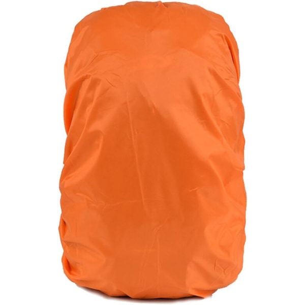 Vanntett ryggsekktrekk - oransje, 55L - beskyttende regn- og støvdeksel for utendørs reiser og klatring